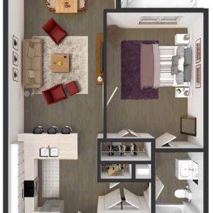 floor plan of apartment in wilmington de
